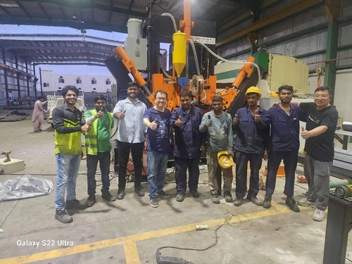 Latest company news about CMC Makineleri, BAE'de kutup kapalı kaynak makinesini büyük bir başarı ile kurdu ve devreye soktu