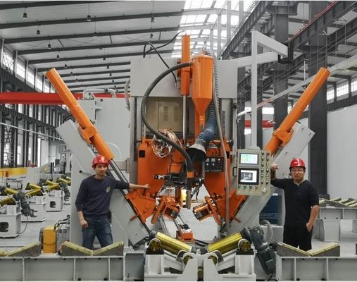 Maksimum çapı 500mm 12000mm 5G İletişim direği için Işık direği kapalı kaynak makinesi