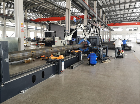 Good price Robotik kaynak makinesi CNC Kapı Çerçeve Kesme Makinesi Hafif direği yüksek direği için çevrimiçi