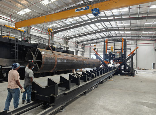 HM1200 Diametresi 1200mm Uzunlukta Dikiş Kaynaklama için Kapalı Kaynak Makinesi
