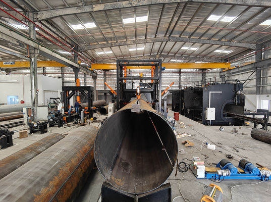 Çap aralığı 500 ~ 2500mm,5G kutup, monopol, yüksek direkli kutup kapanma kaynak makinesi