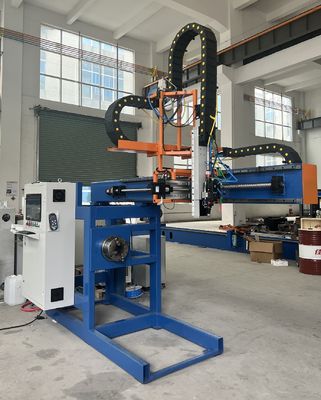 350mm 2000mm Işık Direği Kapı Kesme Makinası 360 Derece