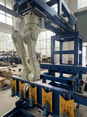 Beyaz Otomatik Robot Kaynak Makinesi Robotik Lazer Kaynak