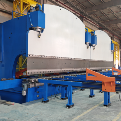 CNC Tandem Hidrolik Baskı Frenleri 2X1200Ton Çalışma Gücü ve 2X6250mm Masa Uzunluğu ile Uzun Servis Süresi