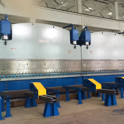 CNC Tandem Hidrolik Pres Fren 320 Ton İş Gücü ve 6000 mm Masa Uzunluğu ile DELEM DA53T CNC Sistemi