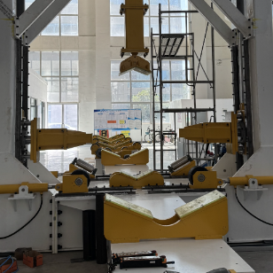 Hidrolik Monopole Düzleştirme Makinesi 1200KN 5G için Kutup Düzleştirme Splicing Yeniden şekillendirme