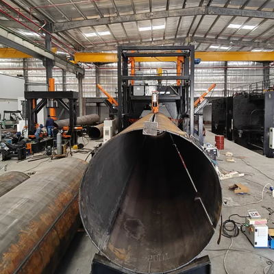 Çift Yaylı Çoklu Tel Denizaltı Yaylı CNC Çubuk Kapalı Kaynak Makinesi 14m Diametresi 1.9m Çelik Çubuk