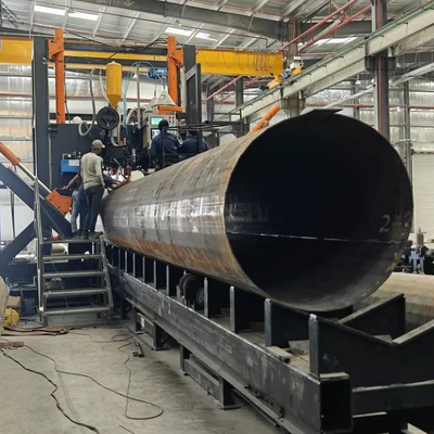 Çift Yaylı Çoklu Tel Denizaltı Yaylı CNC Çubuk Kapalı Kaynak Makinesi 14m Diametresi 1.9m Çelik Çubuk