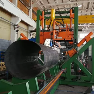 Çift Yaylı Çoklu Tel Denizaltı Yaylı CNC Çubuk Kapalı Kaynak Makinesi 14m Diametresi 1.9m Çelik Çubuk