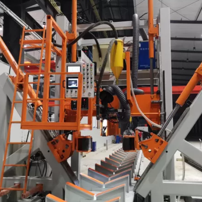HM2500/14000 14m CNC Otomatik Işık Kutbu Dikiş Kapama kaynak makinesi Max 2500mm çapı
