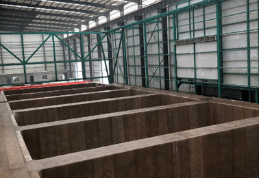 Sürekli Galvanizleme Hattı için 7.0x1.2x2.2m Sıcak Daldırma Galvanizli Tank Çinko Tank