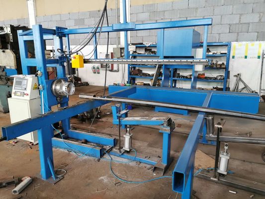 Good price CNC Light Pole Door Cutting Machine, Max çapı 350mm, maksimum kesim uzunluğu 2000mm çevrimiçi