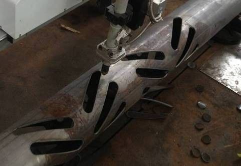 2500 mm Light Pole Machine, CNC Plasma Light Pole Kapı Kesme Makinesi