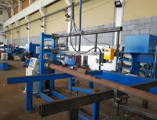2500 mm Light Pole Machine, CNC Plasma Light Pole Kapı Kesme Makinesi
