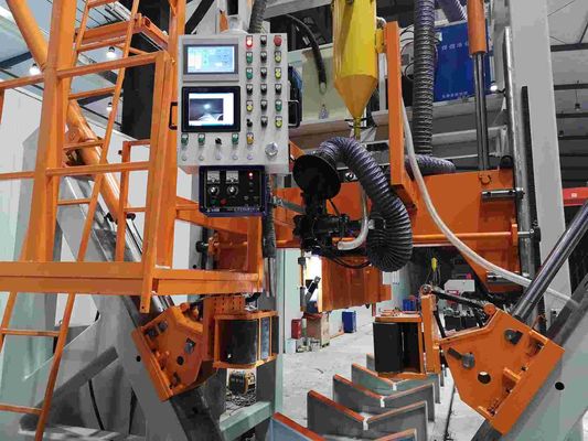 CNC 5G Kutup Kapalı Kaynak Makinesi HM800/14000 14m Uzunluk Çokgen Tasarım
