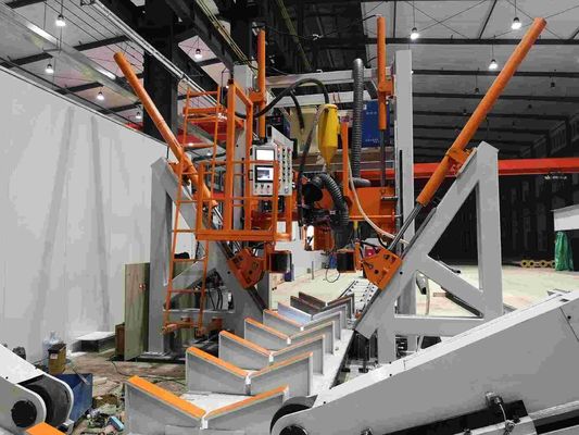 CNC 5G Kutup Kapalı Kaynak Makinesi HM800/14000 14m Uzunluk Çokgen Tasarım