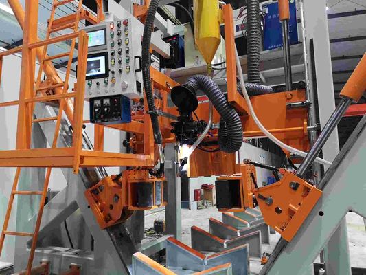 CNC 5G Kutup Kapalı Kaynak Makinesi HM800/14000 14m Uzunluk Çokgen Tasarım