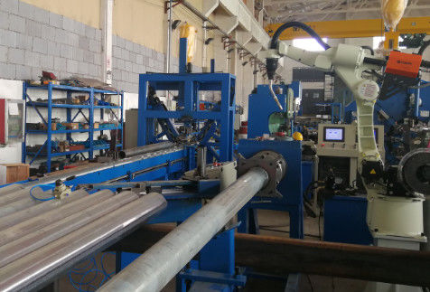 Işık Direği için 350mm 2000mm Otomatik Robotik Kaynak Makinesi