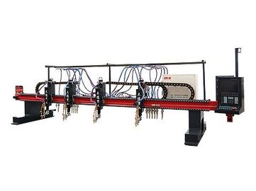 Endüstriyel Yüksek Hızlı Çok Kafa Dikey Şerit CNC Plazma Kesme Makinesi