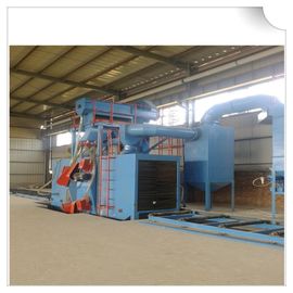 Good price Çelik yapı H kirişli kumlama makinesi / Roller Konveyör Kumlama Makinesi çevrimiçi