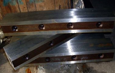 Yüksek performanslı düz bıçak endüstrisi Kesme makinesi bıçağı 6CrW2Si