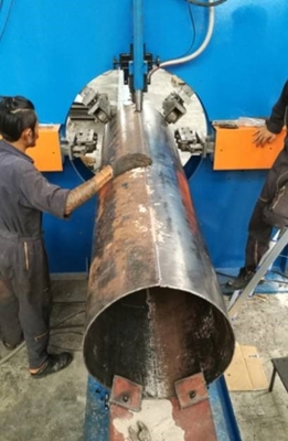 Yüksek Performanslı Tüp / Işık Direği Kapatma Kaynak Makinesi max 600/16000
