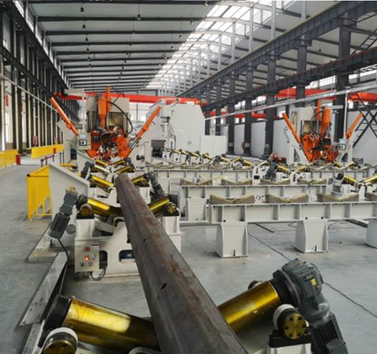 Yüksek Direk Monopole için Model HM800-14000 Işık Direği Kapatma Kaynak Makinesi